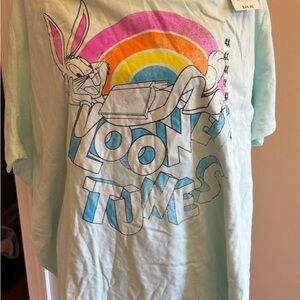 Kohl's Looney Tunes Women’s Tee - Light Blue, 4X